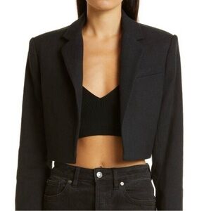 A.L.C Black Cropped Blazer